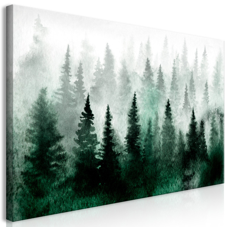 Large canvas print Scandinavian Foggy Forest II [Large Format] 136419 additionalImage 2