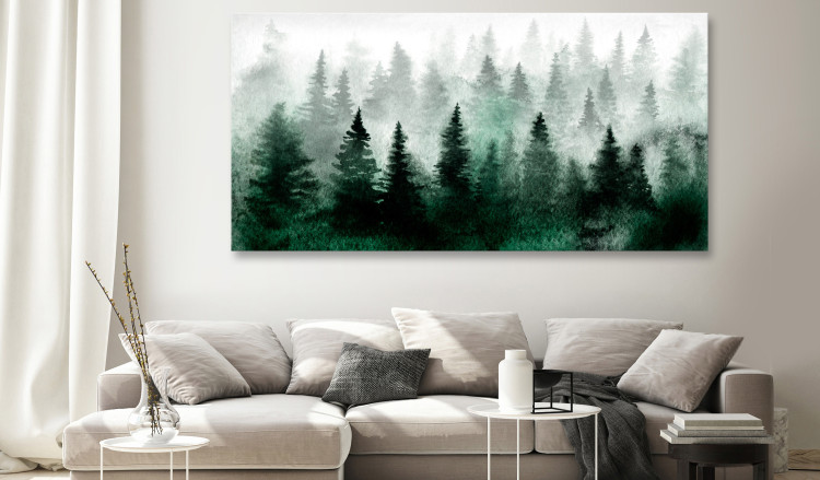 Large canvas print Scandinavian Foggy Forest II [Large Format] 136419 additionalImage 3