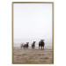 Poster Friends in the Morning - landscape of a field with animals against fog 137919 additionalThumb 20