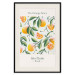 Poster The Orange Story - English text and orange fruits with leaves 138219 additionalThumb 3