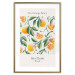 Poster The Orange Story - English text and orange fruits with leaves 138219 additionalThumb 2