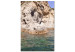 Canvas Spanish Rocks (1-piece) - seascape at the foot of a steep cliff 145219
