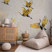 Wall Mural Geese at Sunset - Birds Painted With Ink and Gold 146019