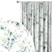 Decorative Curtain Little branches - composition with a plant motif on a white background 147219