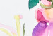 Canvas Pink Roses - Bouquet of Flowers and Plants Painted With Watercolor 149819 additionalThumb 5
