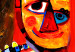 Canvas Colorful Abstraction - Cheerful Painted Clowns in the Style of Pablo Picasso 149919 additionalThumb 5