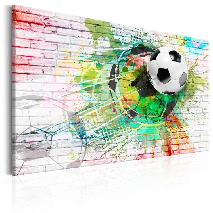 Large canvas print Colorful Sport (Football) [Large Format] 150919 additionalImage 2