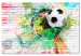 Large canvas print Colorful Sport (Football) [Large Format] 150919