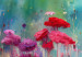Large canvas print Colorful Flowers - Painting Composition With Forest Generated by AI [Large Format] 151119 additionalThumb 3