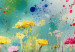 Large canvas print Colorful Flowers - Painting Composition With Forest Generated by AI [Large Format] 151119 additionalThumb 4