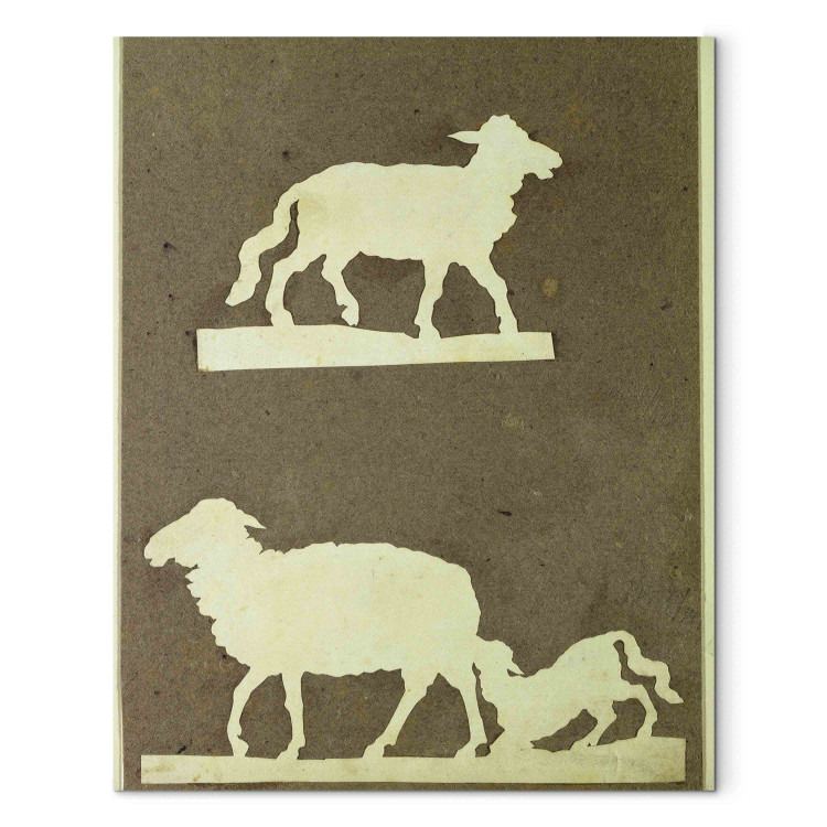 Reproduction Painting Sheep and Sheep with Lamb 159419