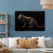 Canvas Colorful Animal - Composition With a Cat Waiting for a Mouse on a Black Background 159519 additionalThumb 9