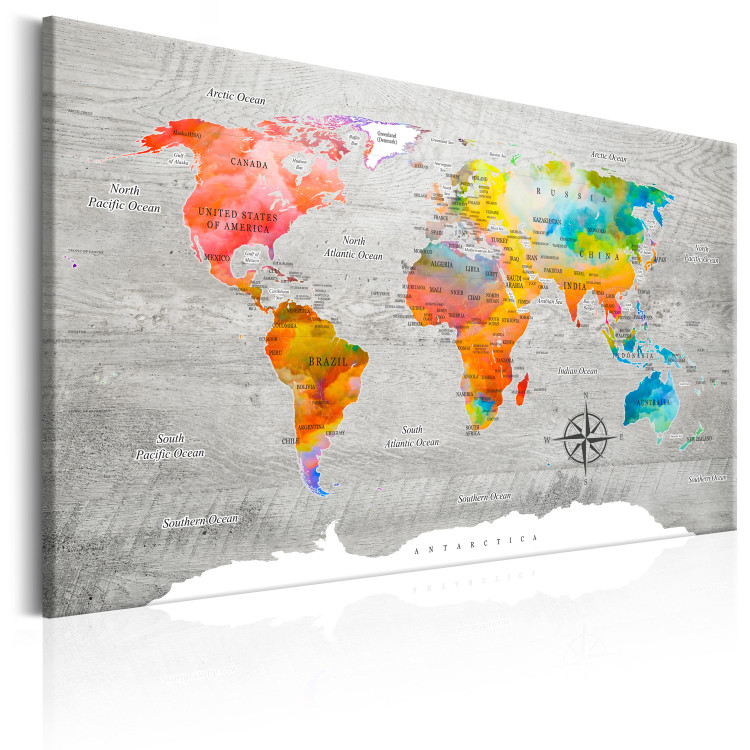 Canvas Print Multicolored Travels 91919 additionalImage 2