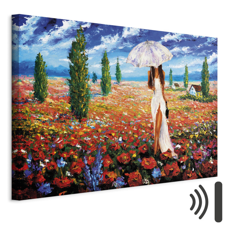 Canvas Art Print Woman with Umbrella 96019 additionalImage 8
