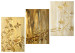 Canvas Print Golden leaves 97019