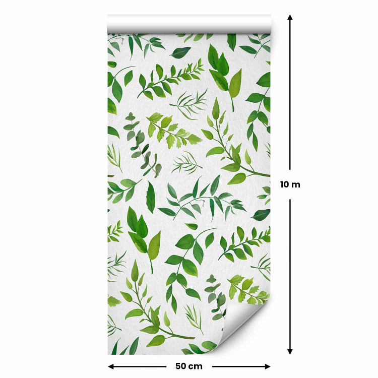 Modern Wallpaper Green Twigs 114929 additionalImage 2