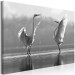 Canvas Art Print Swan Love (1 Part) Wide 115129 additionalThumb 2