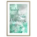 Wall Poster Wake up Beauty It's Time to Beast - text on an abstract cloud background 123129 additionalThumb 14