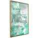 Wall Poster Wake up Beauty It's Time to Beast - text on an abstract cloud background 123129 additionalThumb 12