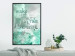 Wall Poster Wake up Beauty It's Time to Beast - text on an abstract cloud background 123129 additionalThumb 3