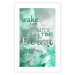 Wall Poster Wake up Beauty It's Time to Beast - text on an abstract cloud background 123129 additionalThumb 19
