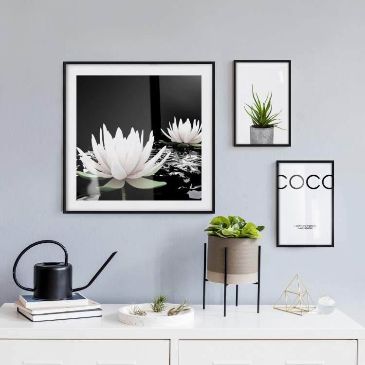 Gallery wall art Coco among the plants 124929