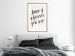 Wall Poster Home Is Wherever You Are - black English text on a wooden background 125229 additionalThumb 13
