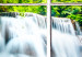Large canvas print Emerald Waterfall II [Large Format] 125429 additionalThumb 4