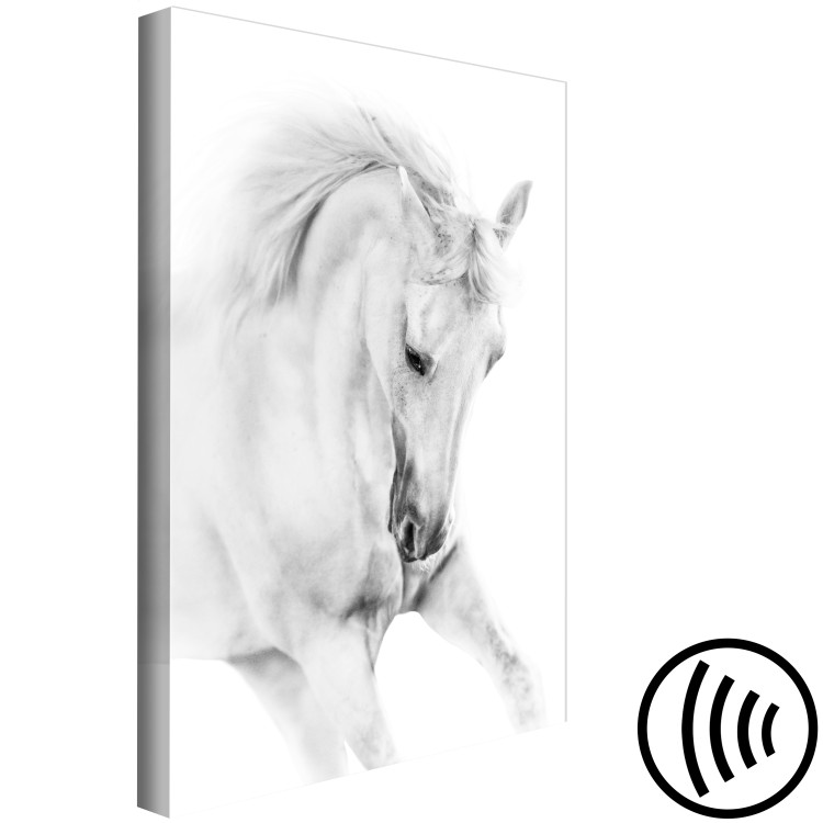 Canvas White Horse (1 Part) Vertical 125529 additionalImage 6