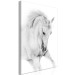 Canvas White Horse (1 Part) Vertical 125529 additionalThumb 2