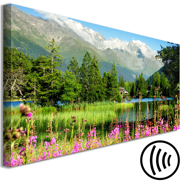 Canvas Art Print Spring in the Alps (1 Part) Narrow 126229 additionalImage 6