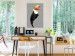 Canvas Print Toucan in Cirlces (1 Part) Vertical 126929 additionalThumb 3