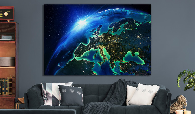 Large canvas print The Blue Planet [Large Format] 128629 additionalImage 5
