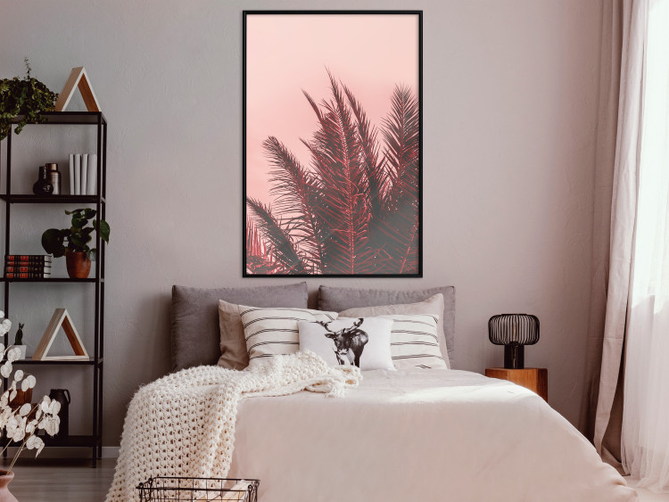 Poster Palms at Sunset - botanical composition with tropical plants 128829 additionalImage 6