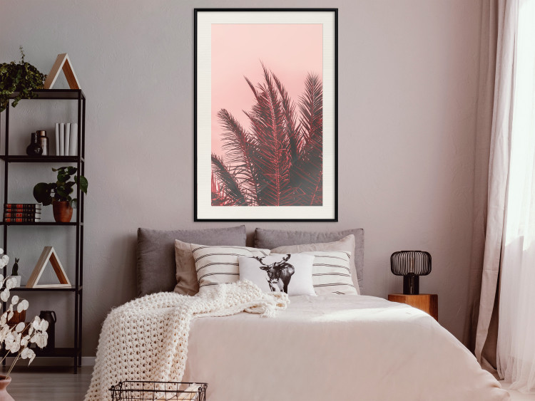 Poster Palms at Sunset - botanical composition with tropical plants 128829 additionalImage 24