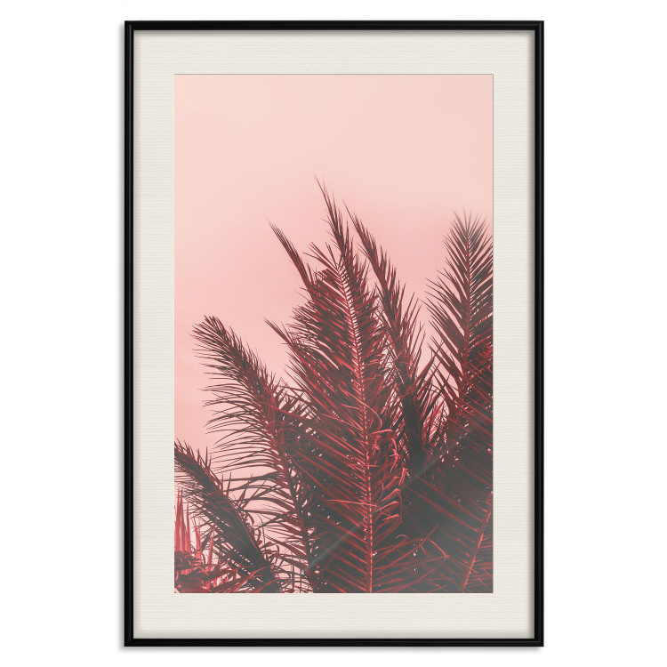 Poster Palms at Sunset - botanical composition with tropical plants 128829 additionalImage 19