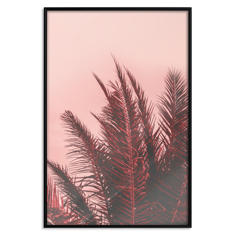 Poster Palms at Sunset - botanical composition with tropical plants 128829 additionalImage 18