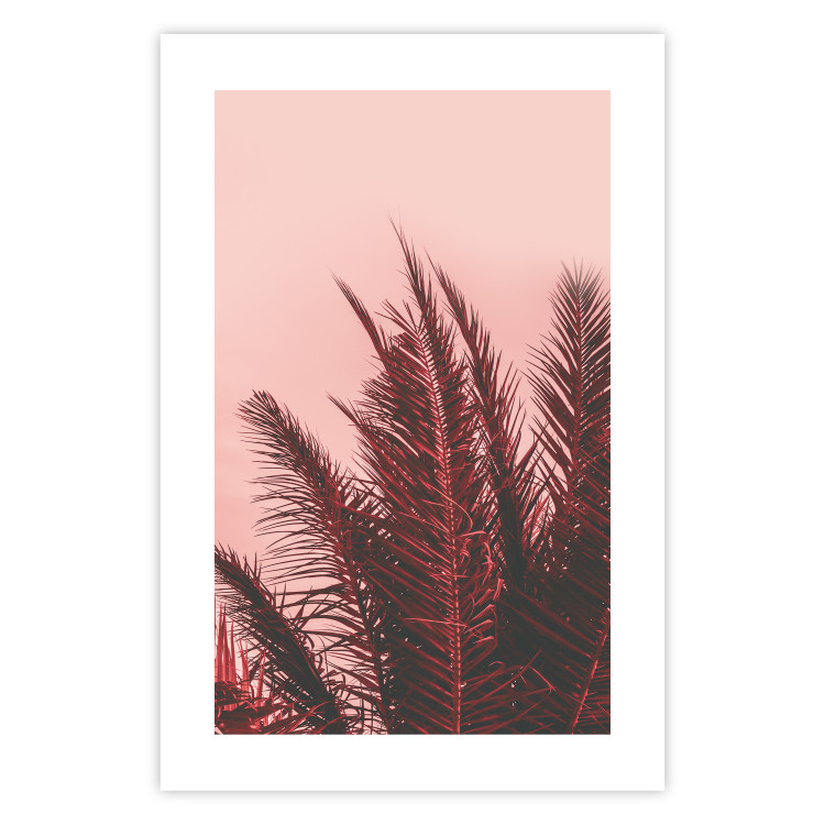 Poster Palms at Sunset - botanical composition with tropical plants 128829 additionalImage 25
