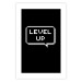 Poster Level Up - pixelated English text in a speech bubble on a black background 130529 additionalThumb 19