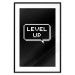 Poster Level Up - pixelated English text in a speech bubble on a black background 130529 additionalThumb 15