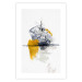 Wall Poster Birds over Water - seascape with birds in an abstract motif 131829 additionalThumb 21