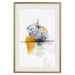 Wall Poster Birds over Water - seascape with birds in an abstract motif 131829 additionalThumb 20