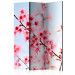 Room Separator Symbol of Japan - Sakura (3-piece) - cherry blossoms against the sky 132729