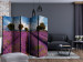 Room Divider Screen Lavender Field in Provence II (5-piece) - purple lavender fields 132929 additionalThumb 4
