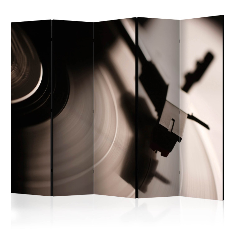 Folding Screen Old Gramophone and Vinyl Record II (5-piece) - music from the past 133329
