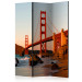 Room Divider Screen Golden Gate Bridge - sunset, San Francisco - bridge architecture 133829