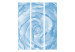 Room Divider Rose (Blue) - watercolor composition of a blue floral pattern 133929 additionalThumb 3