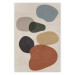 Wall Poster Stone Composition - abstract colorful stones on a gray background 134329