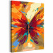Paint by Number Kit Multicolored Butterfly 134629 additionalThumb 5