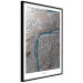 Wall Poster Prague Layout - colorful composition of a city map shown from bird's-eye view 134829 additionalThumb 13